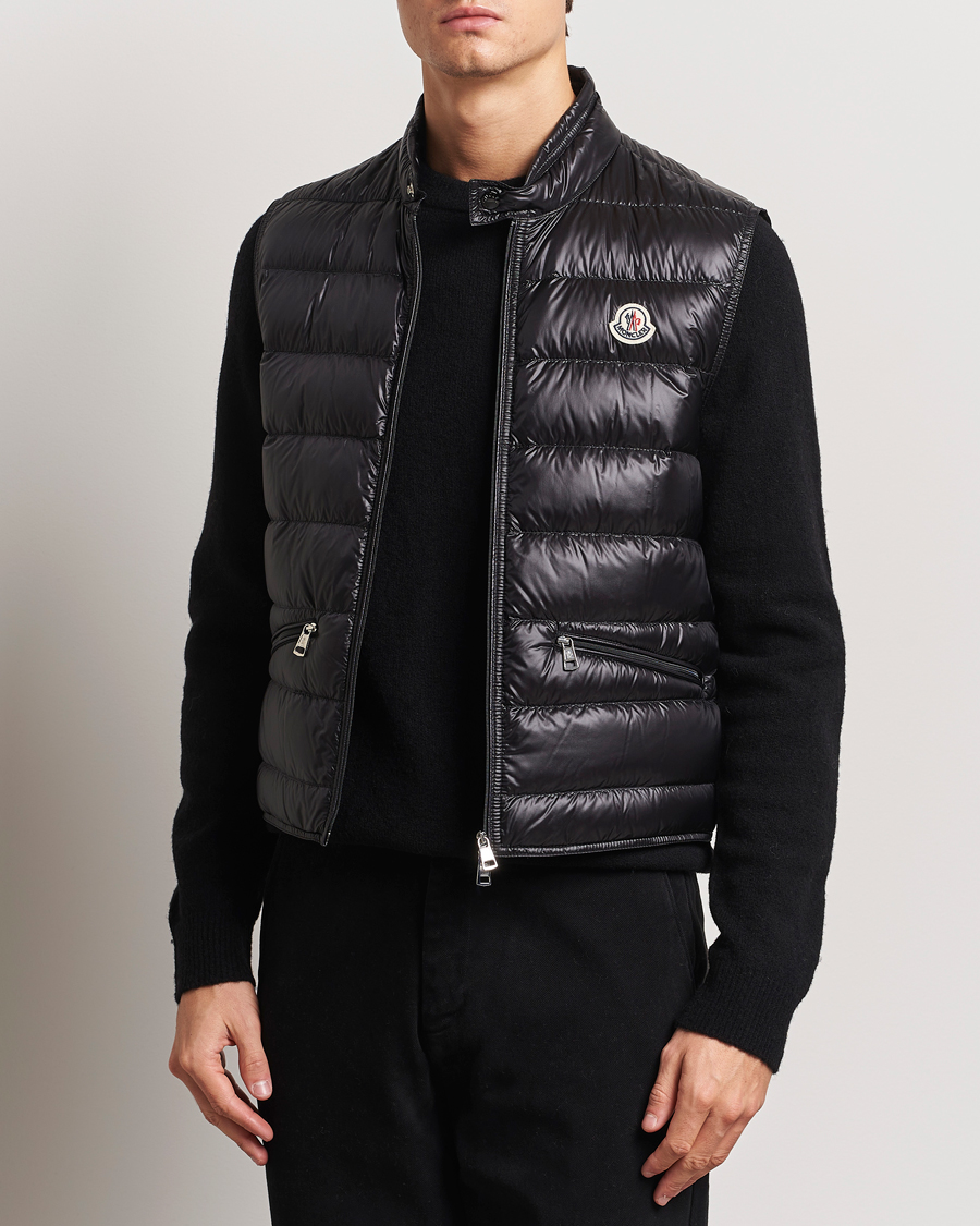 Men | Gilets | Moncler | Gui Down Vest Black
