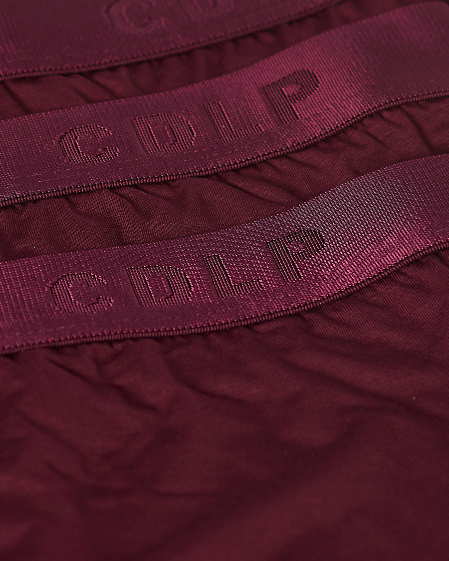 Men | Underwear & Socks | CDLP | 3-Pack Boxer Trunk Burgundy