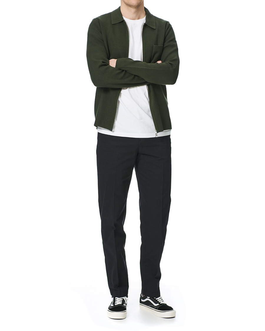 Men | Trousers | Filippa K | William Cotton Trousers Black