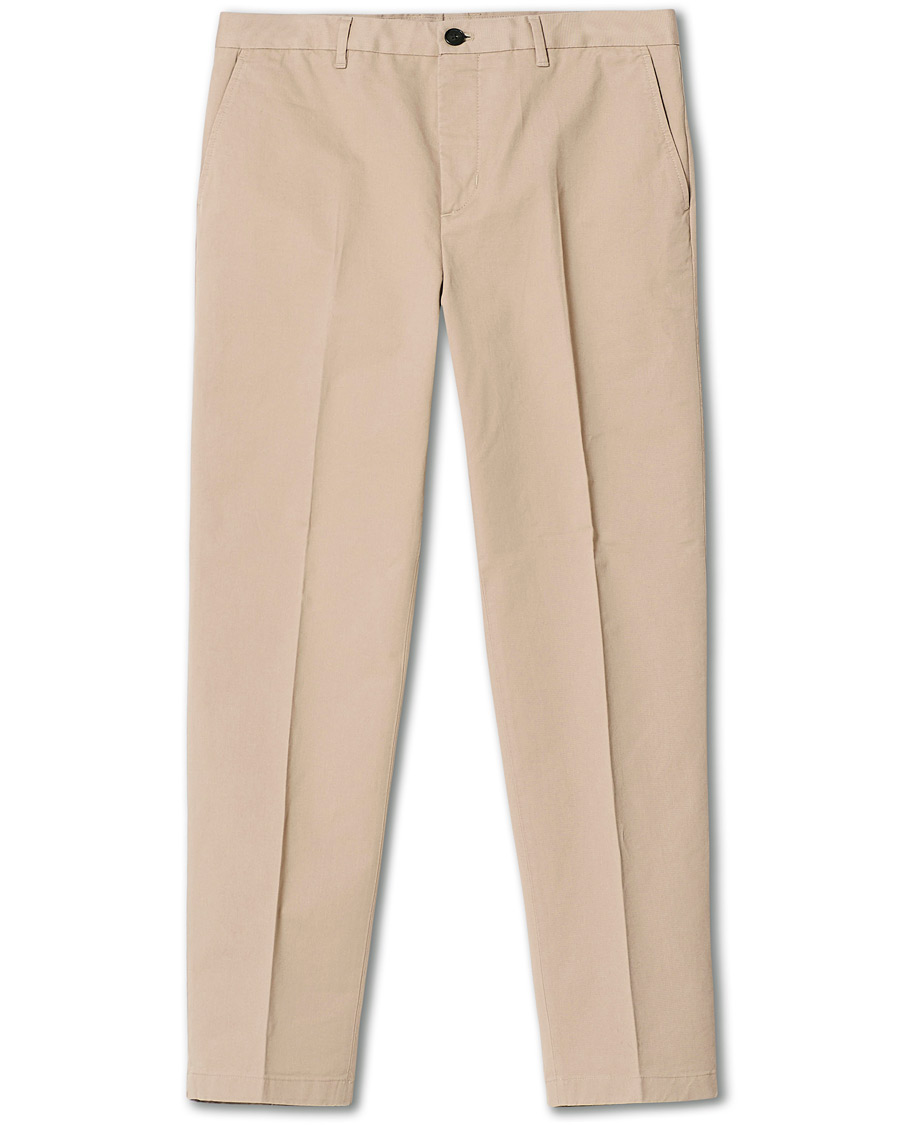 Men | Trousers | Filippa K | William Cotton Trousers  Desert Taupe