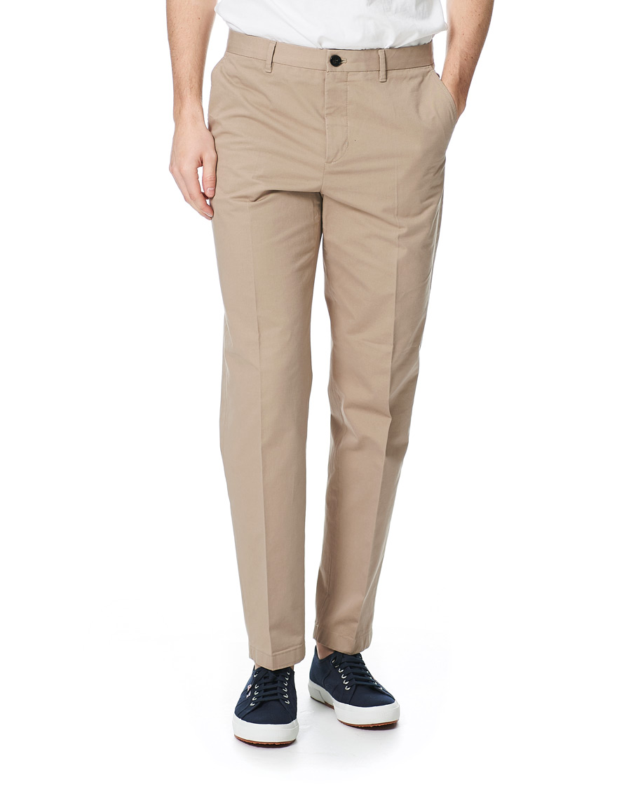 Men | Trousers | Filippa K | William Cotton Trousers  Desert Taupe