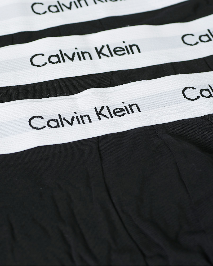 Men | Underwear & Socks | Calvin Klein | Cotton Stretch 3-Pack Boxer Breif Black