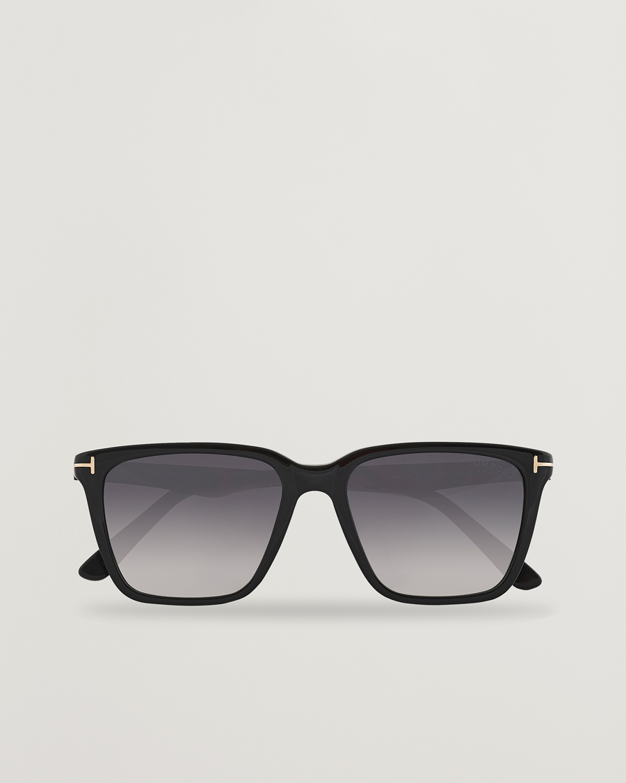 Men |  | Tom Ford | Garrett Sunglasses Shiny Black/Gradient Smoke
