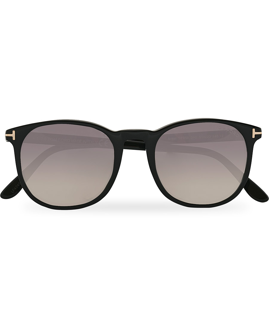 Men |  | Tom Ford | Ansel Sunglasses Shiny Black/Smoke Mirror