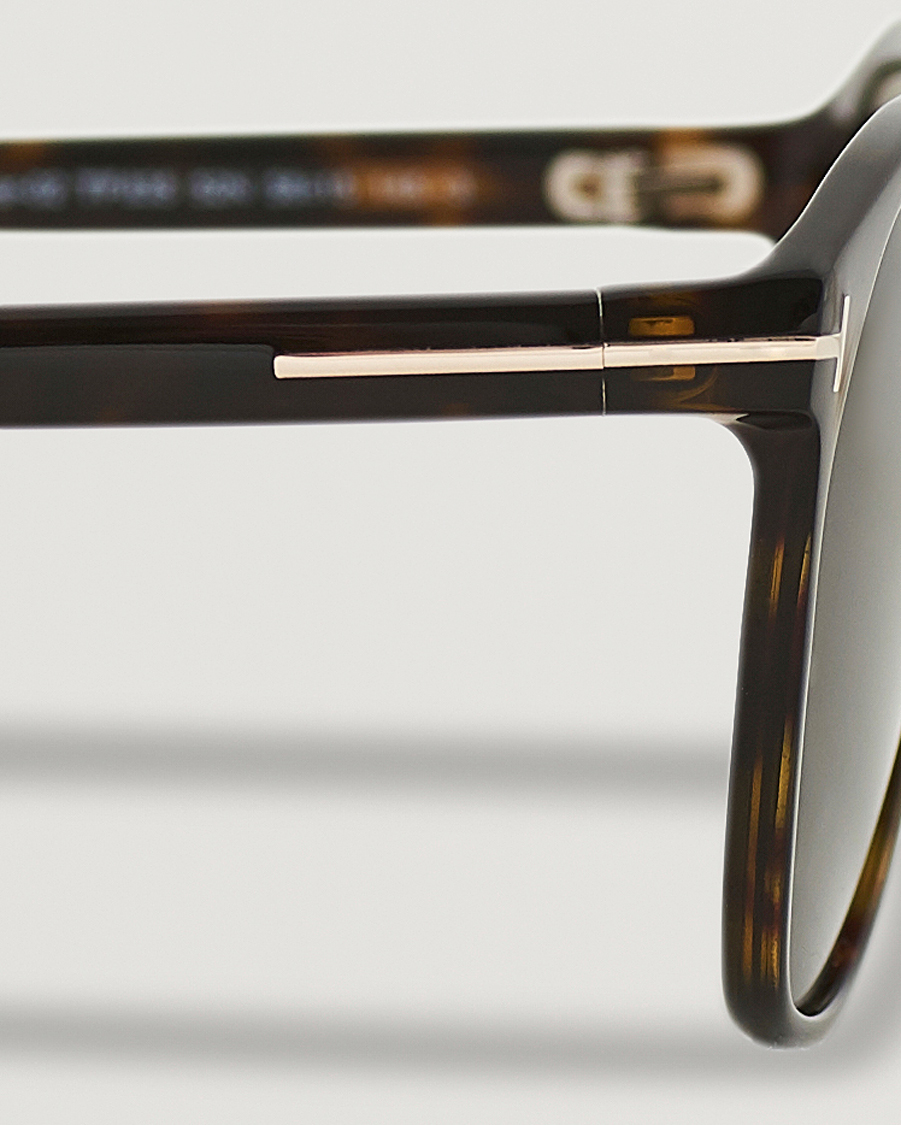 Tom Ford Jasper-02 Sunglasses Dark Havana/Green at CareOfCarl.com