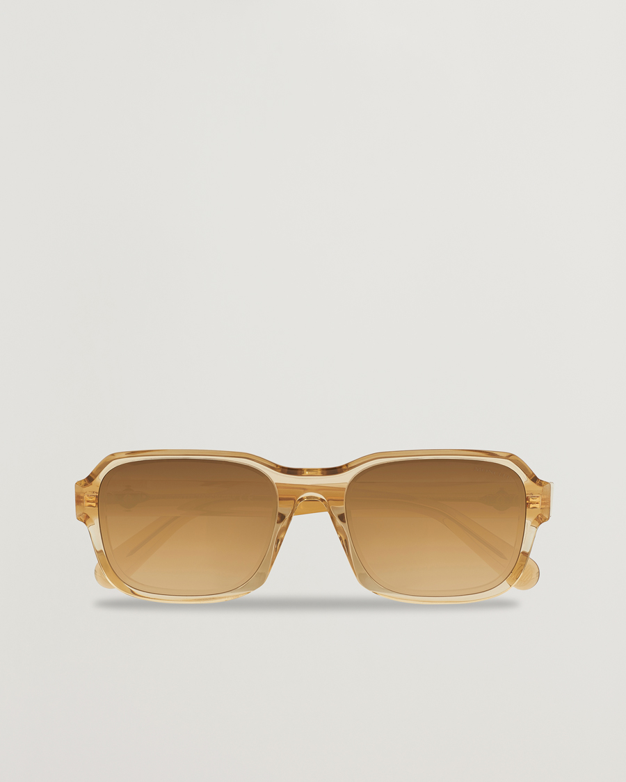 Men |  | Moncler Lunettes | Icebridge Sunglasses Shiny Beige/Brown Mirror