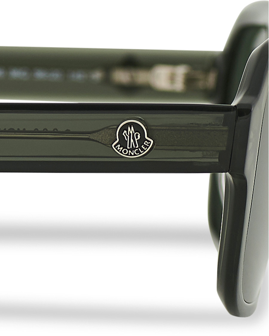 Men | Moncler Lunettes Icebridge Sunglasses Shiny Dark Green/Green Mirror | Moncler Lunettes | Icebridge Sunglasses Shiny Dark Green/Green Mirror