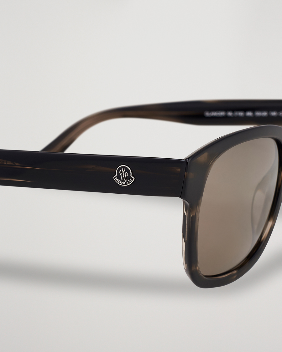 Men | Moncler Lunettes ML0192 Sunglasses Shiny Dark Brown/Roviex Mirror | Moncler Lunettes | ML0192 Sunglasses Shiny Dark Brown/Roviex Mirror