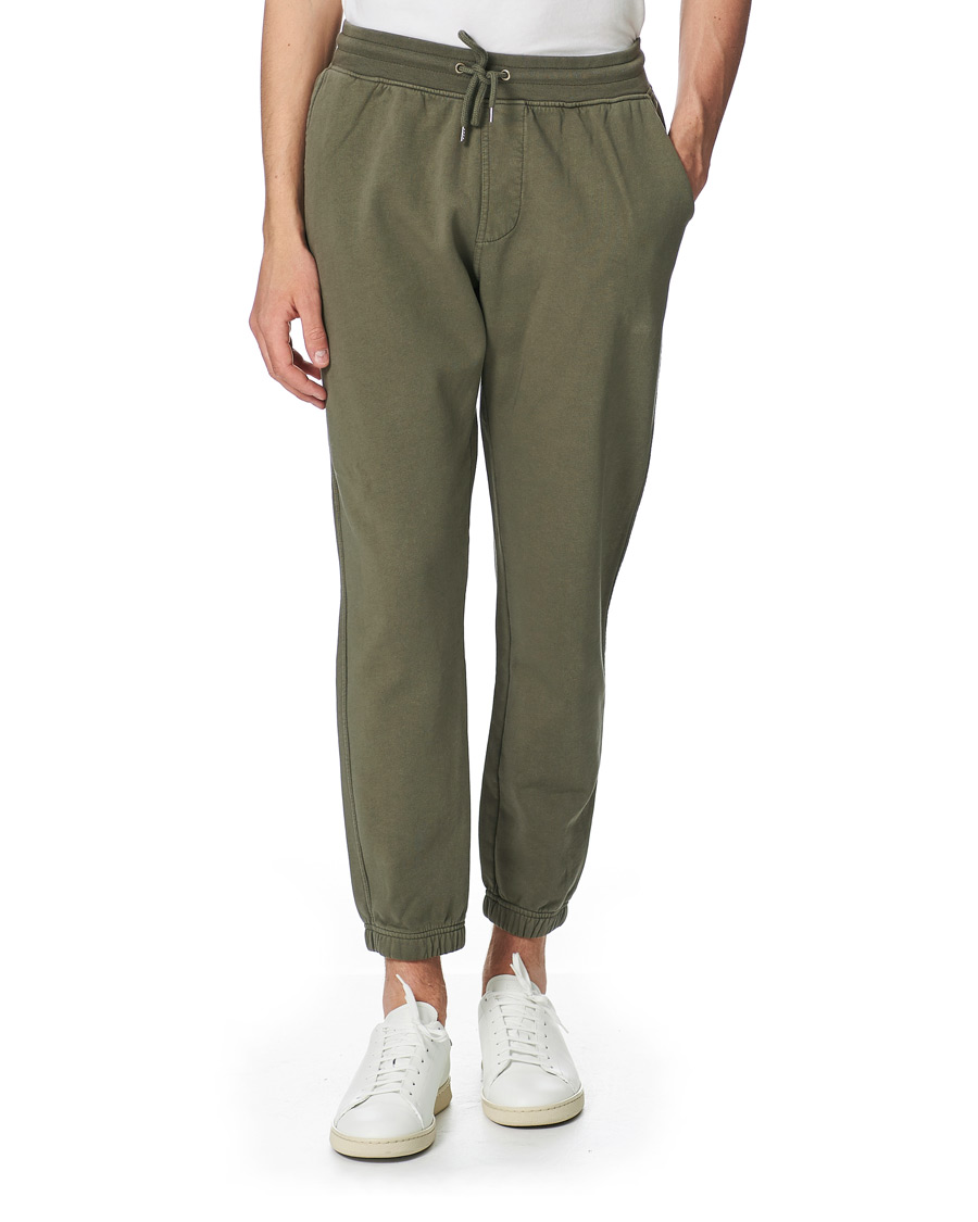 Men | Trousers | Colorful Standard | Classic Organic Sweatpants Dusty Olive