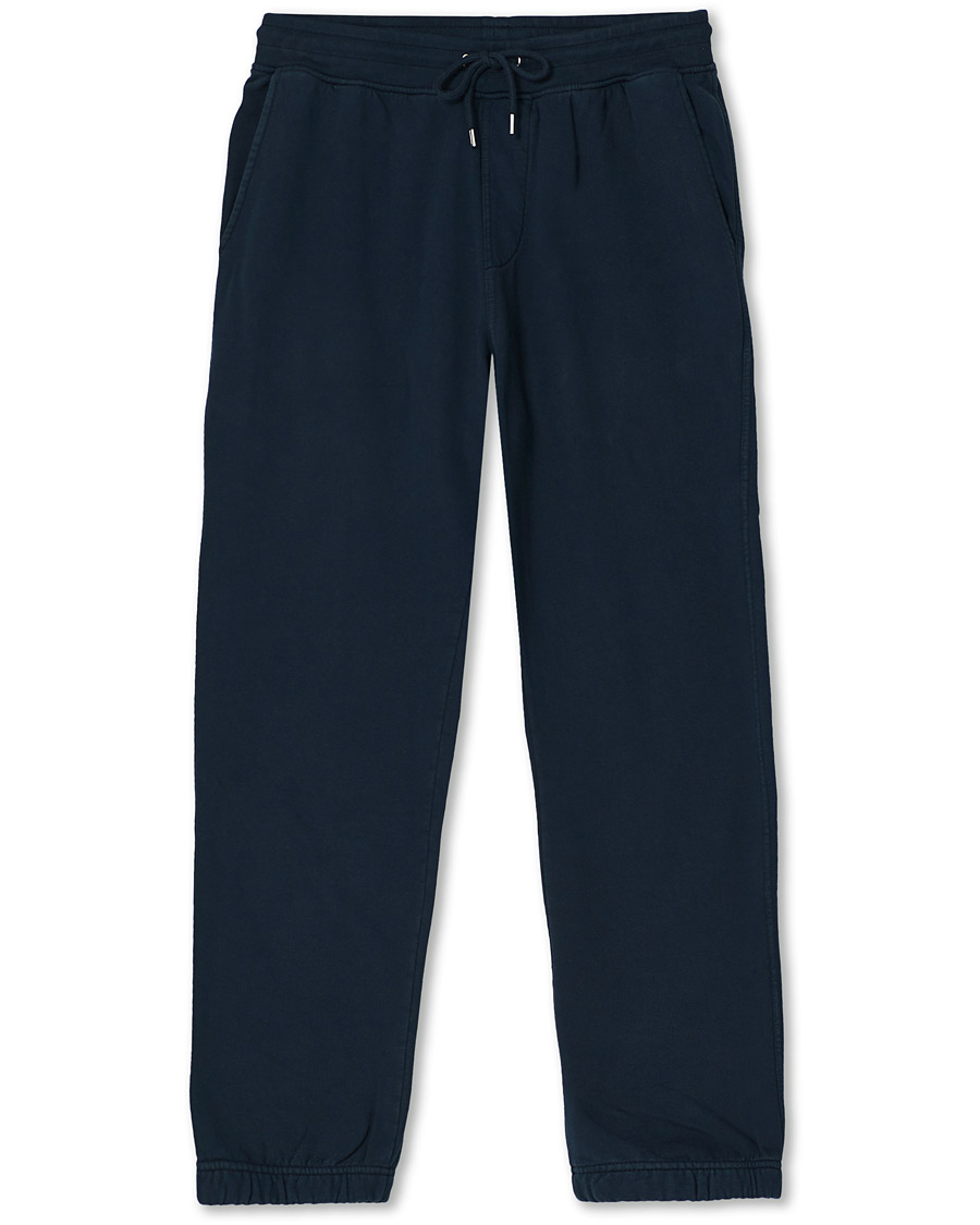 Men | Trousers | Colorful Standard | Classic Organic Sweatpants Navy Blue