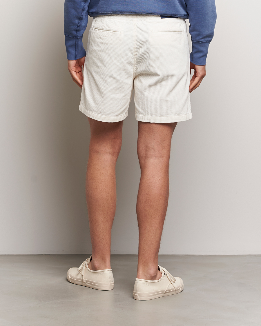 Men | Shorts | Polo Ralph Lauren | Prepster Corduroy Drawstring Shorts Warm White