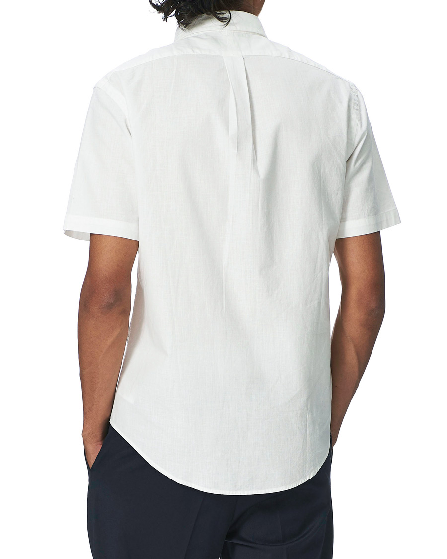 Men | Shirts | Polo Ralph Lauren | Slim Fit Short Sleeve Button Down Shirt White