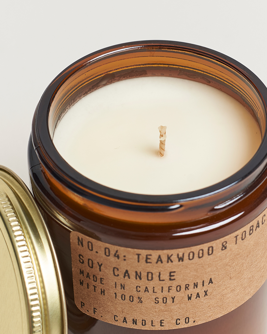P. F. Candle Co. - Teakwood & Tobacco Soy Wax Candle I The Kings of Styling