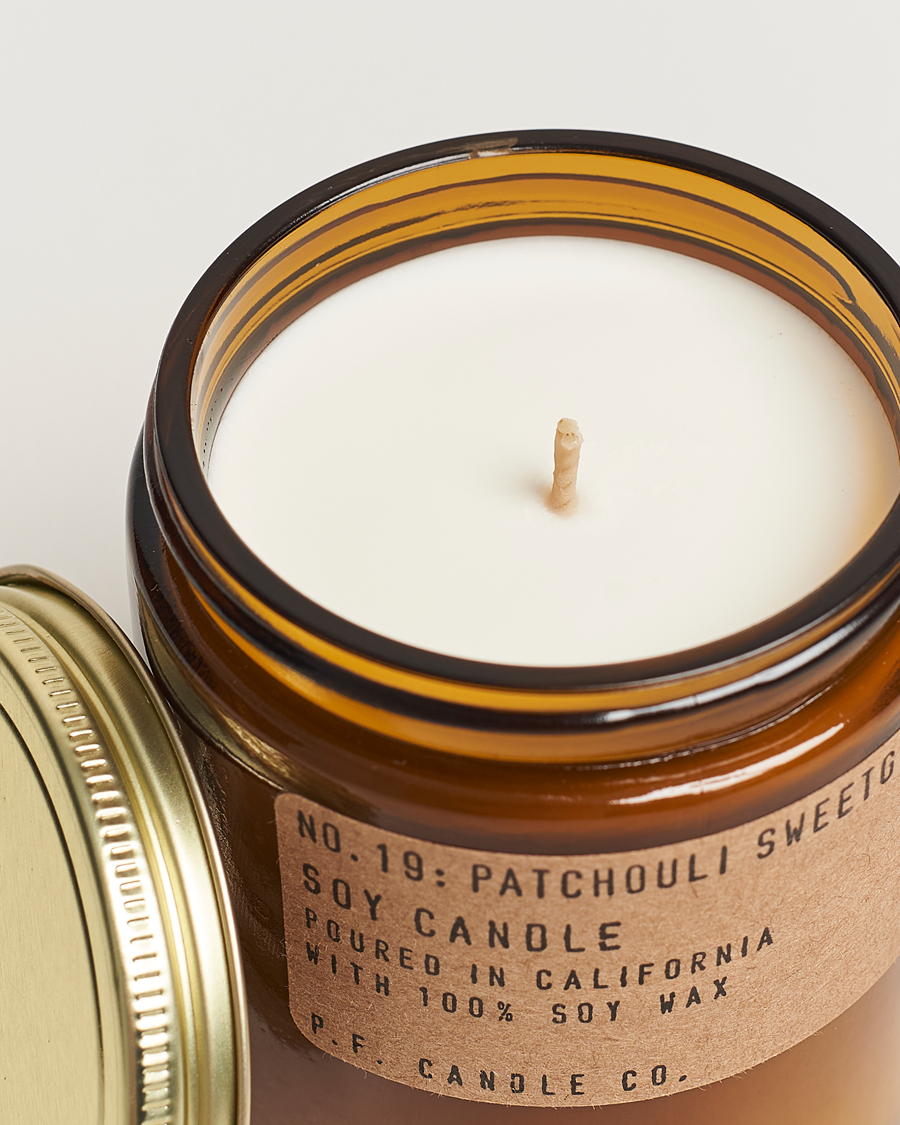 Men |  | P.F. Candle Co. | Soy Candle No. 19 Patchouli Sweetgrass 204g