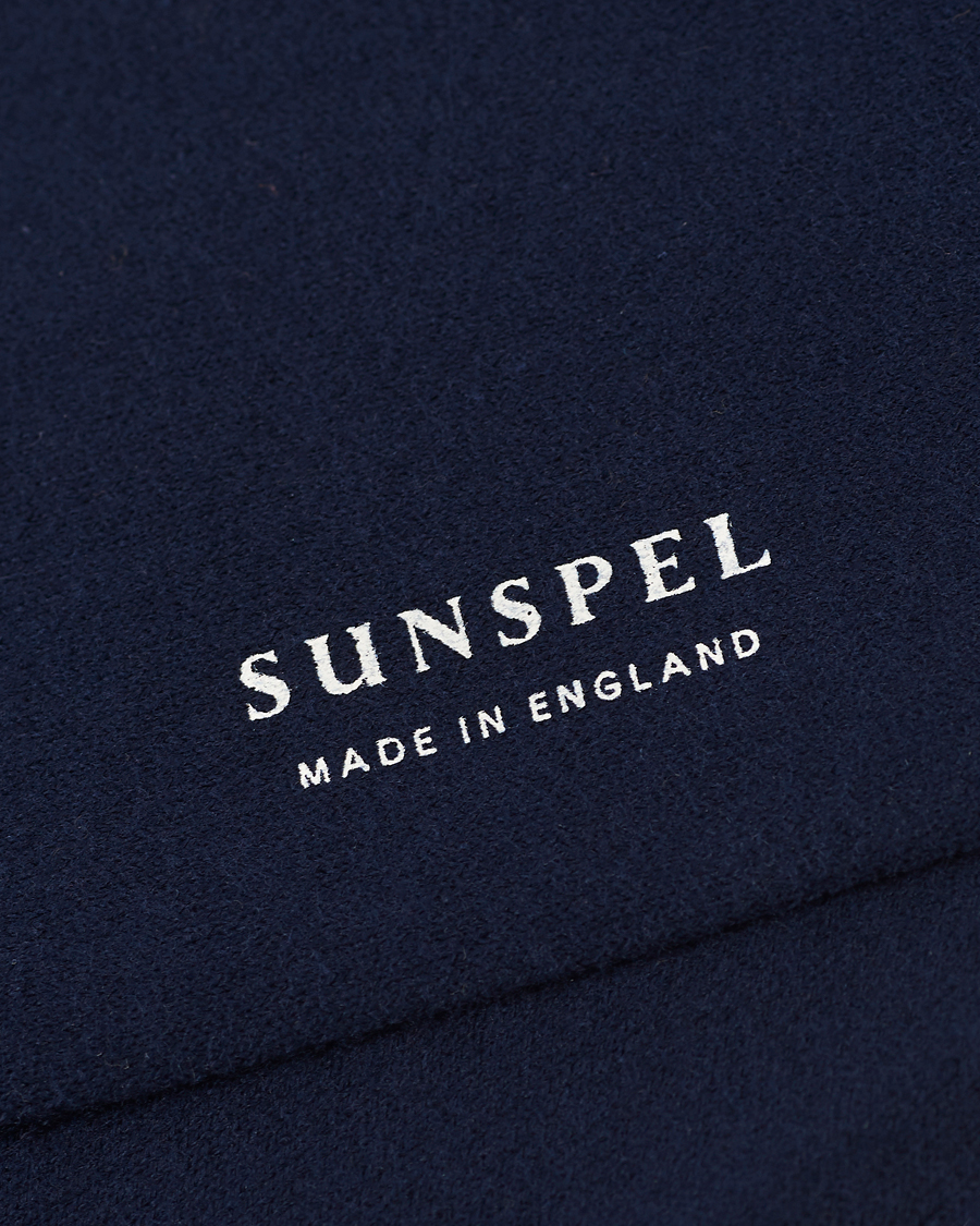 Men |  | Sunspel | Cotton Blend Socks Navy