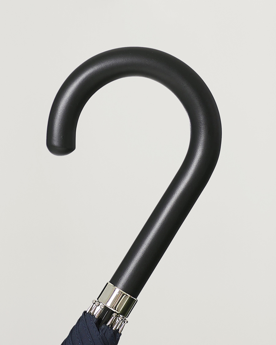 Men | Umbrellas | Fox Umbrellas | Hardwood Automatic Umbrella Navy