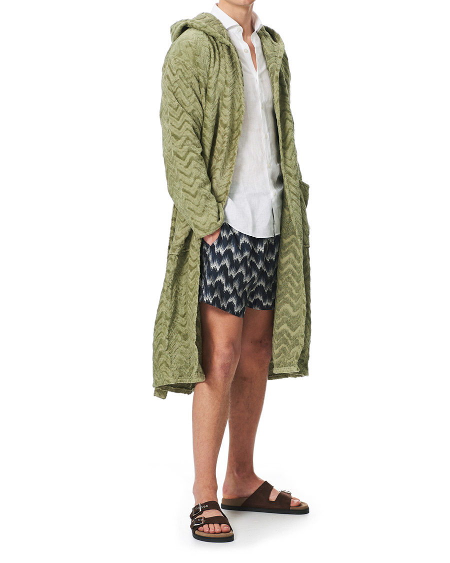 Men | Pyjamas & Robes | Missoni Home | Rex Bathrobe Green