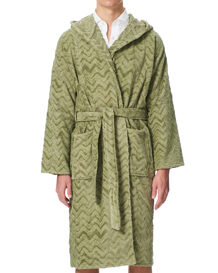 Men | Pyjamas & Robes | Missoni Home | Rex Bathrobe Green