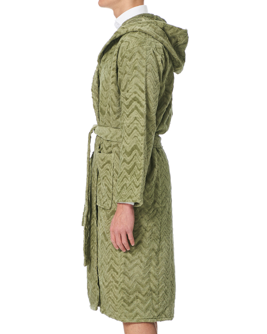 Men | Pyjamas & Robes | Missoni Home | Rex Bathrobe Green