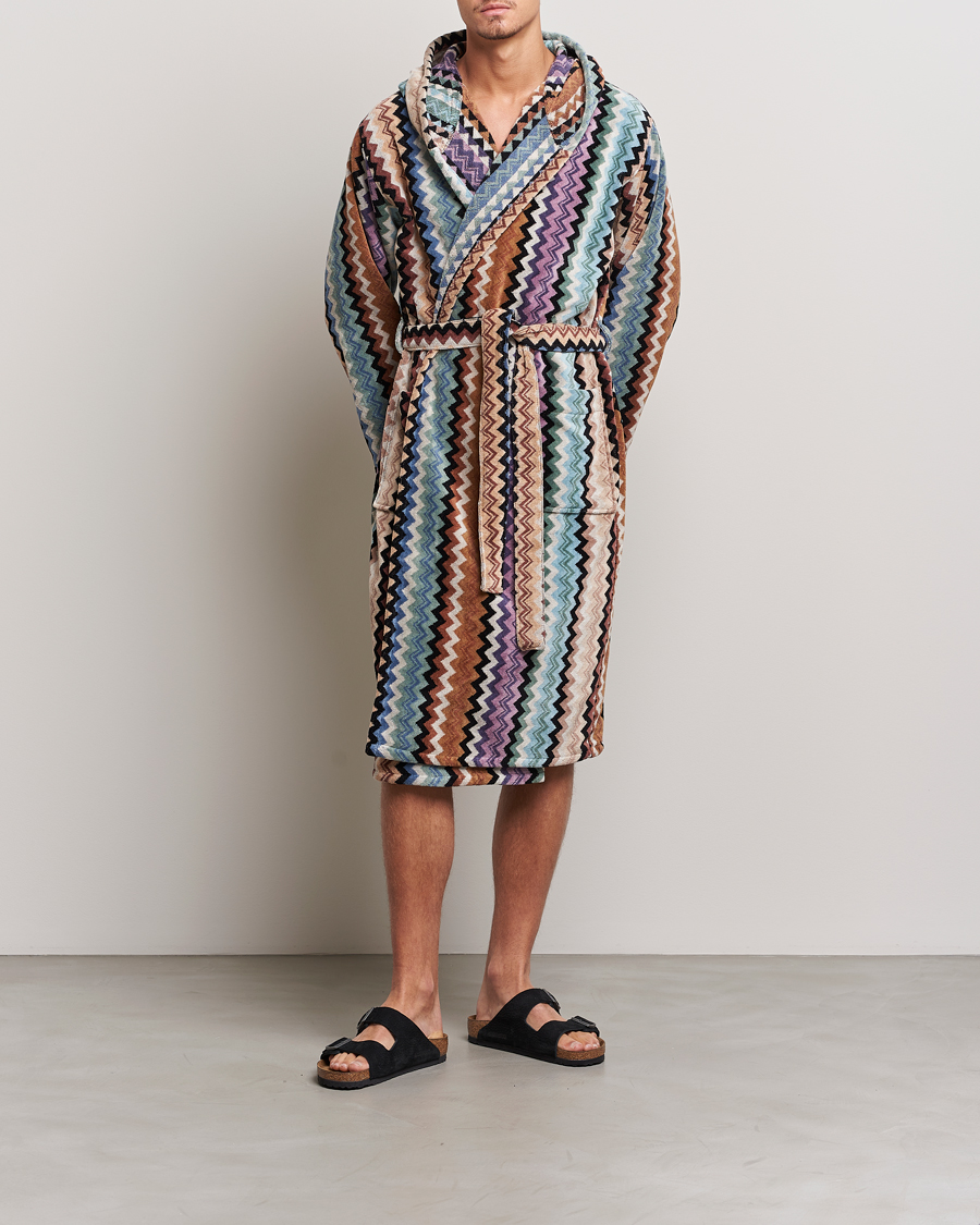 Men | Pyjamas & Robes | Missoni Home | Adam Bathrobe Multicolor