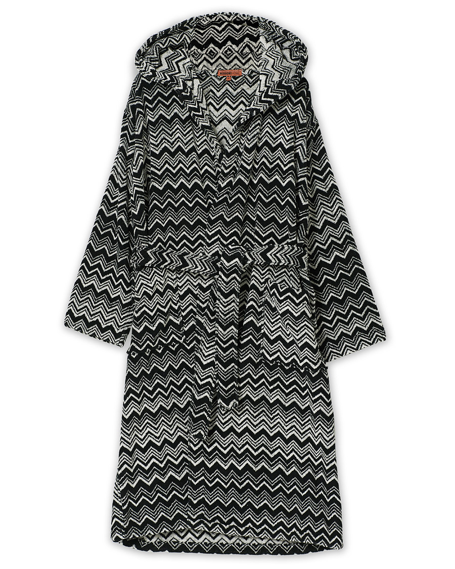 Men | Pyjamas & Robes | Missoni Home | Keith Bathrobe Black/White