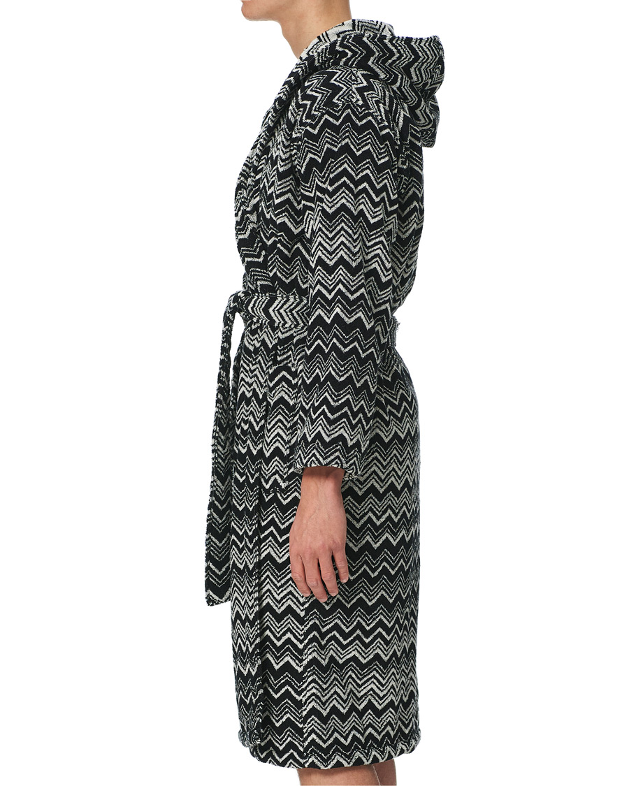 Men | Pyjamas & Robes | Missoni Home | Keith Bathrobe Black/White