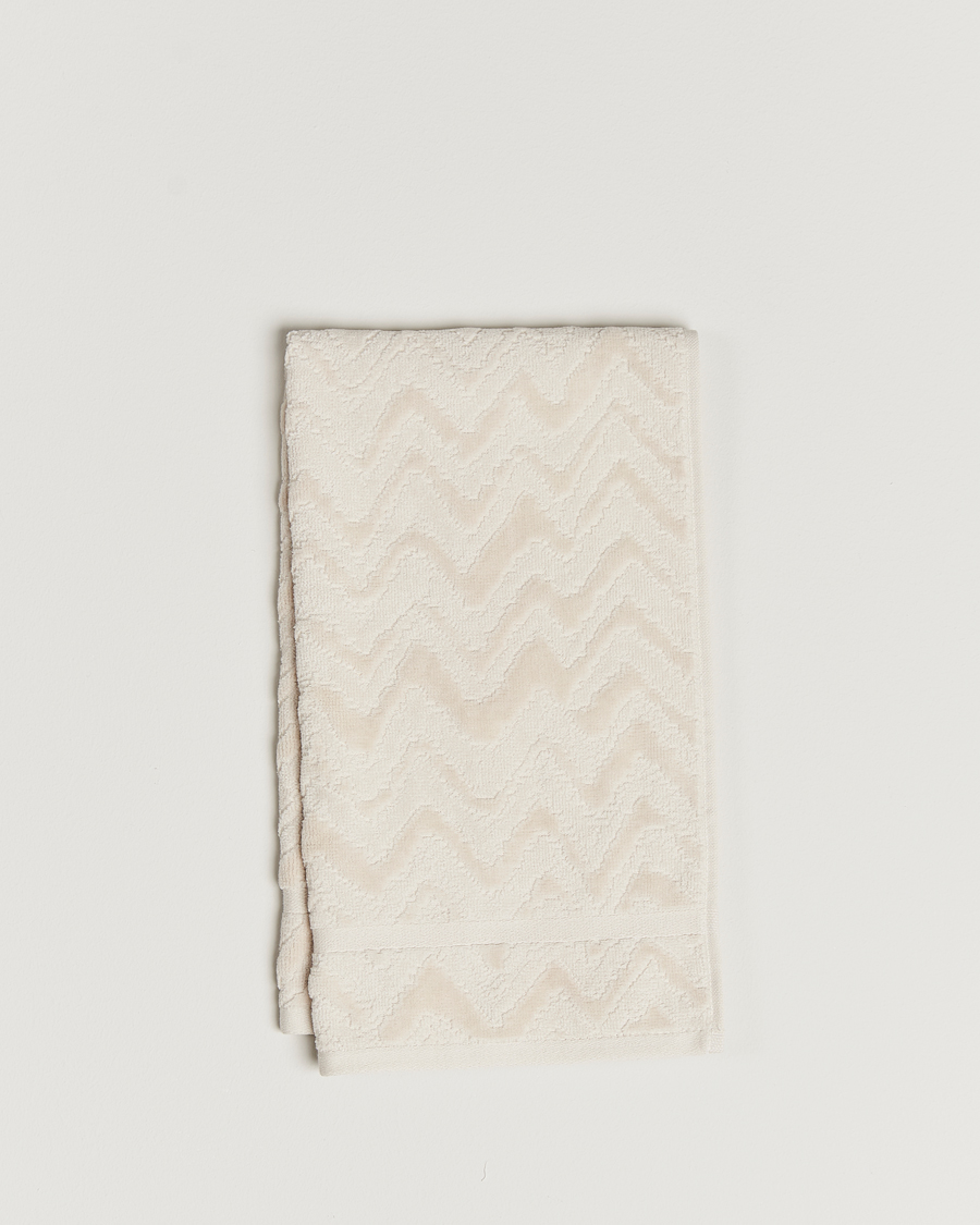 Men | Fabrics | Missoni Home | Rex Hand Towel 40x70cm Cream