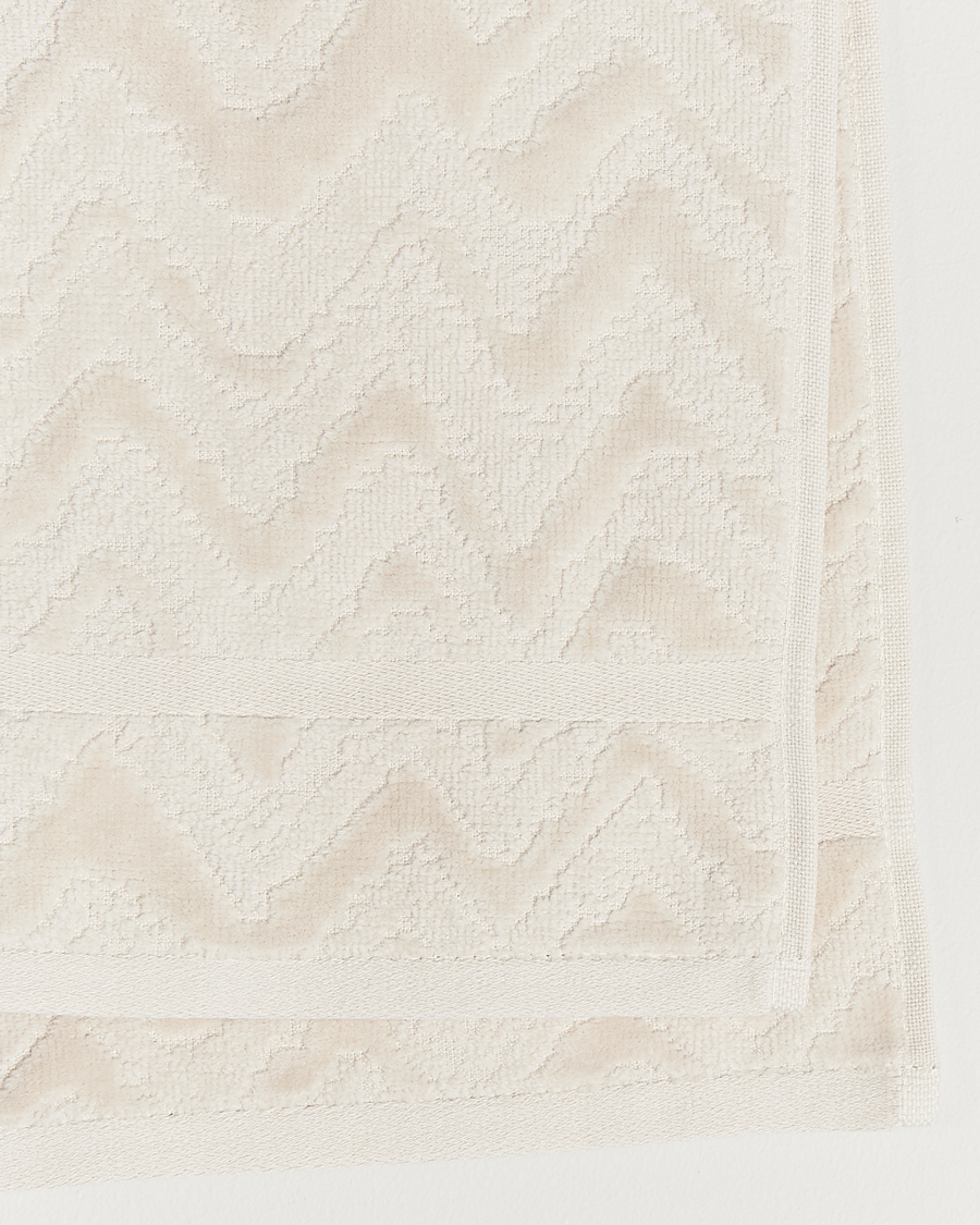 Men | Missoni Home Rex Hand Towel 40x70cm Cream | Missoni Home | Rex Hand Towel 40x70cm Cream