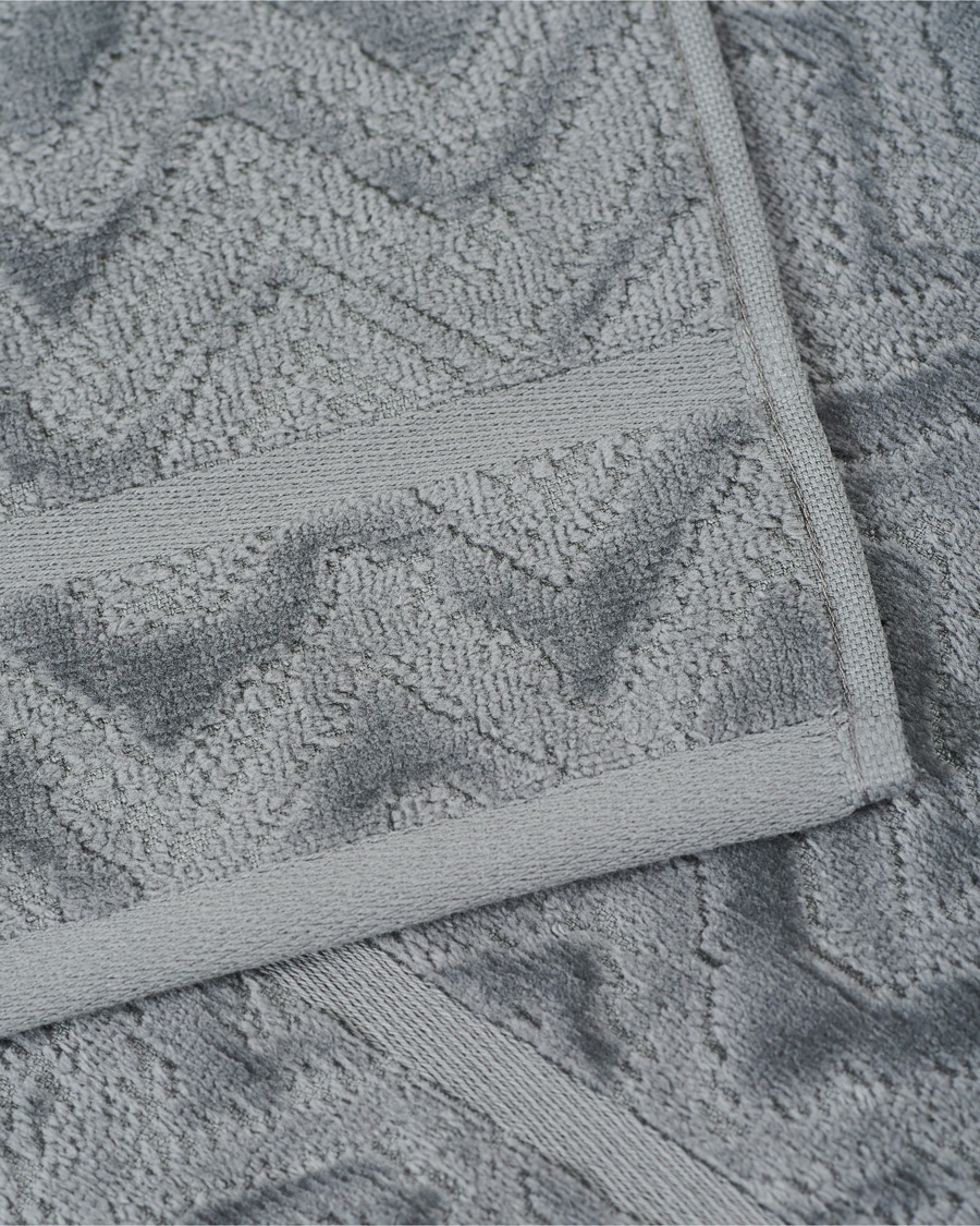 Men | Missoni Home Rex Hand Towel 40x70cm Grey | Missoni Home | Rex Hand Towel 40x70cm Grey