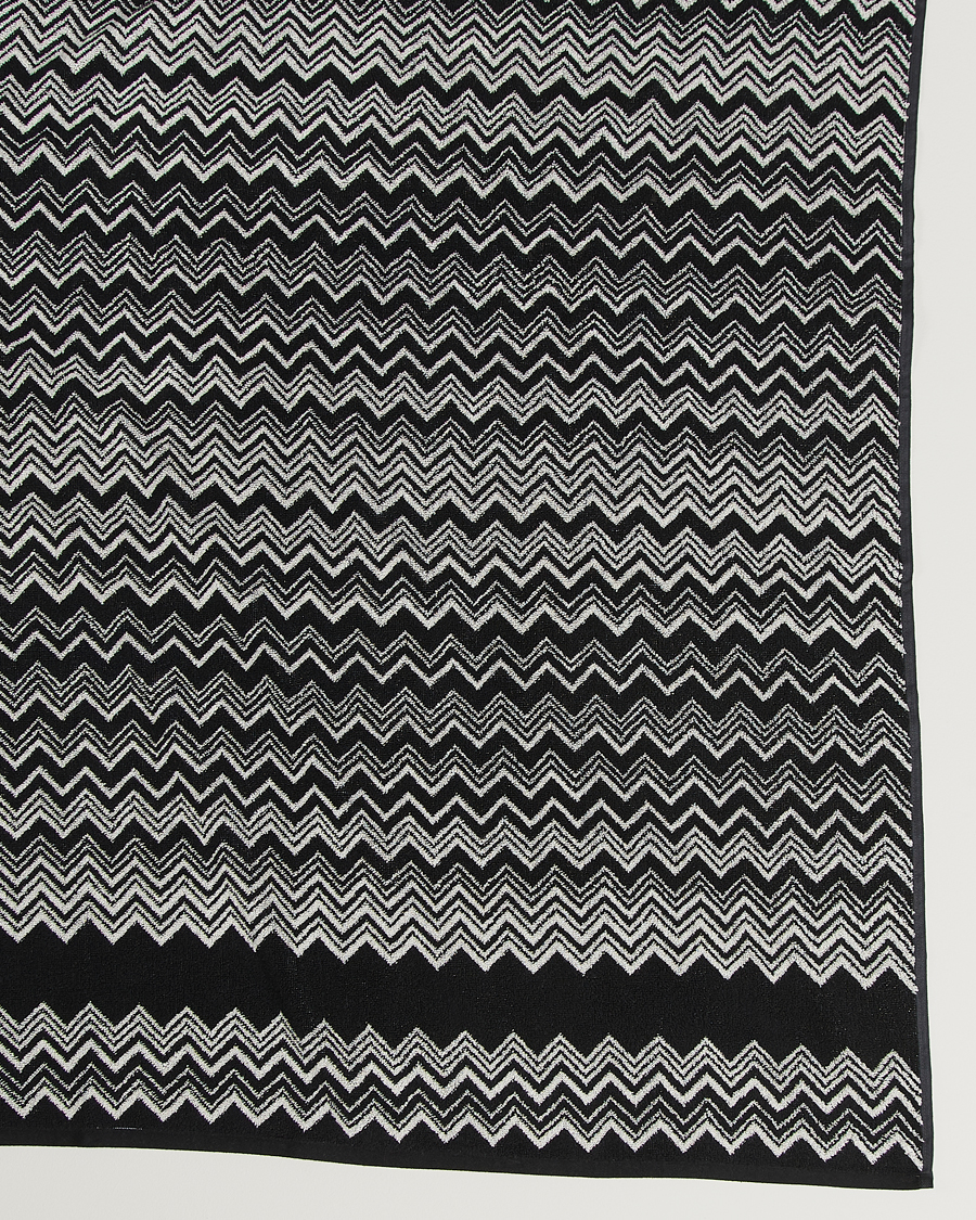 Men |  | Missoni Home | Keith Bath Sheet 100x150 cm Black/White