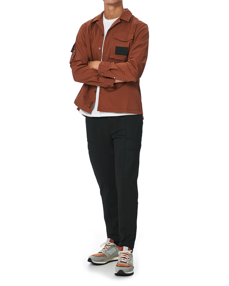 Men | Trousers | Calvin Klein | Comfort Knit Cargo Pants Black