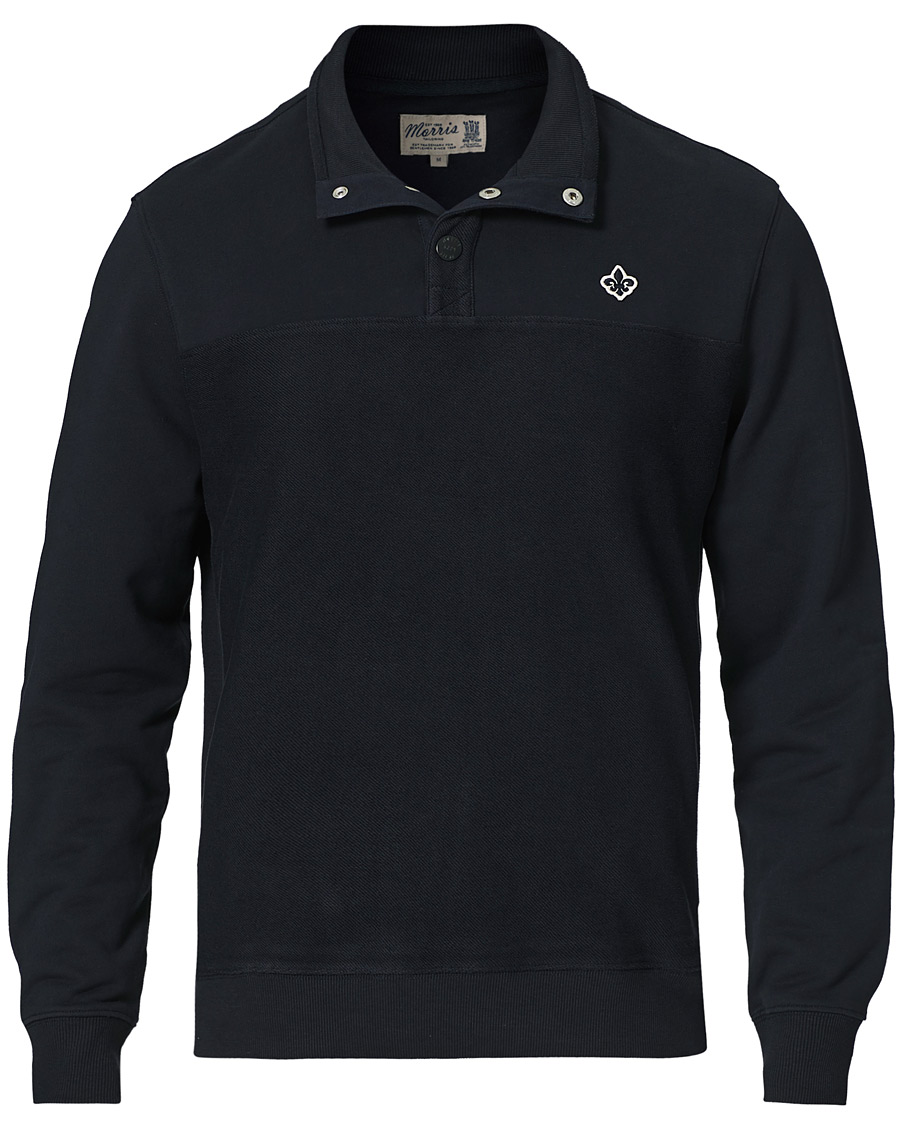 Men | Sweaters & Knitwear | Morris | Northclyff Rugger Sweatshirt Old Blue