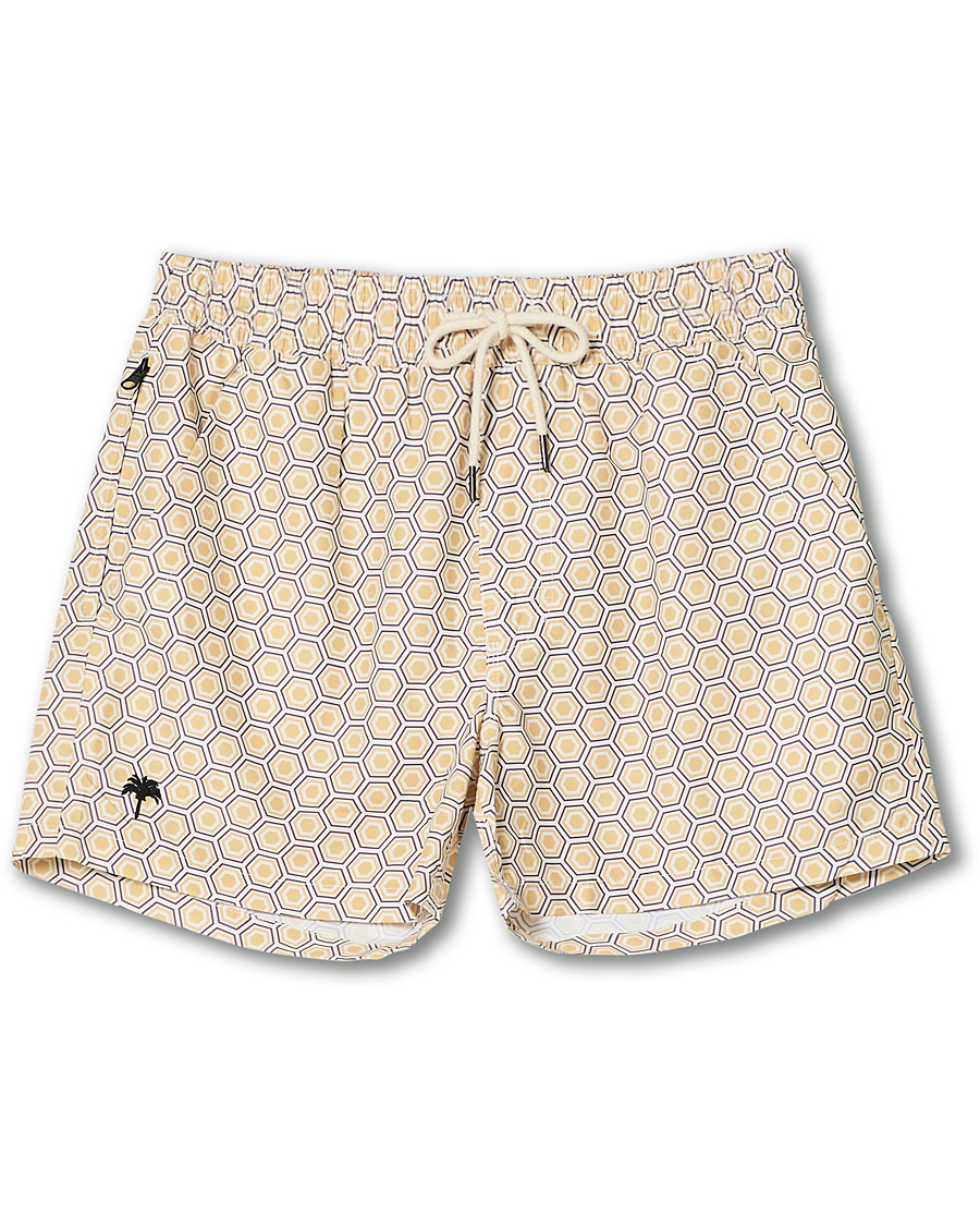 Men | Swimwear | OAS | Printed Swim Shorts Geometric