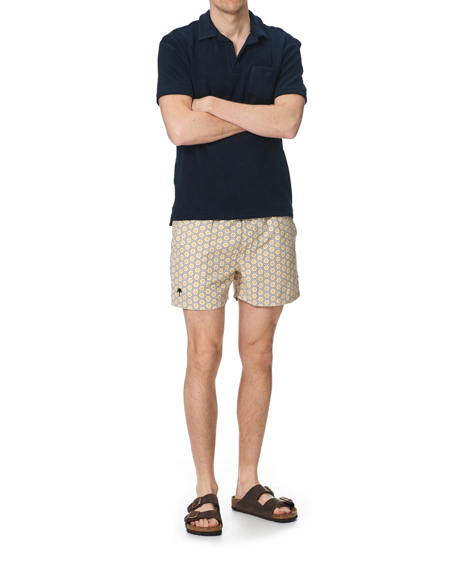 Men | Swimwear | OAS | Printed Swim Shorts Geometric