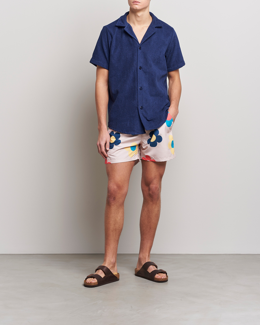 Men | Swimwear | OAS | Printed Swimshorts Daisy