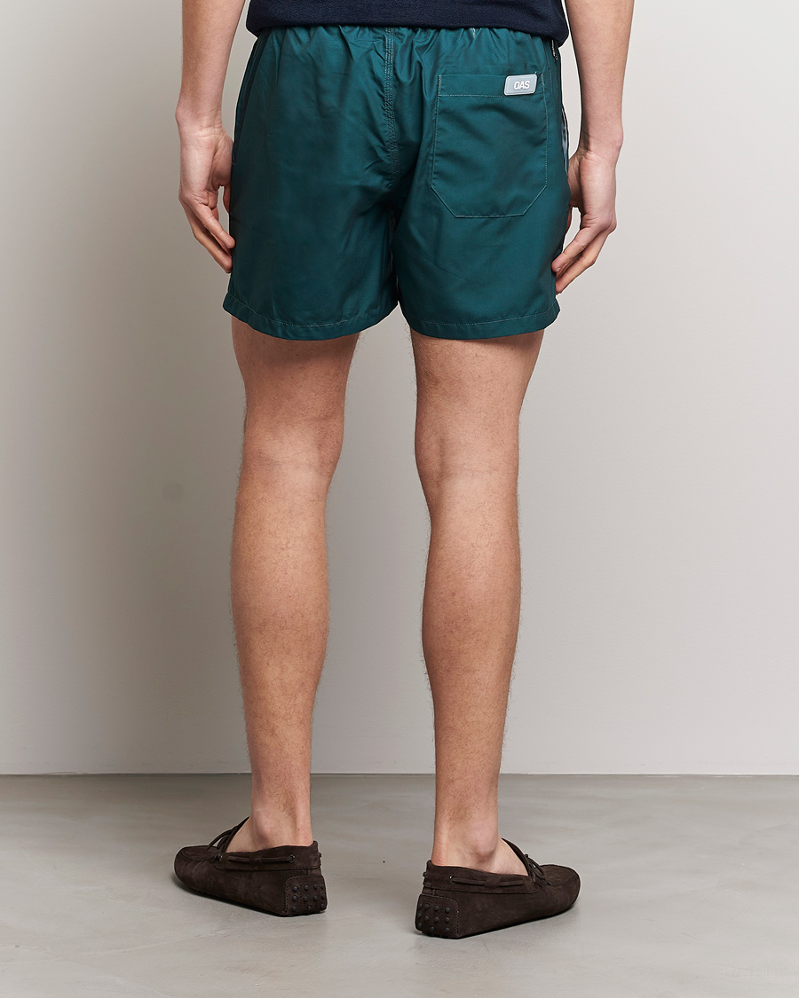 Men | Swimwear | OAS | Plain Swimshorts Dark Green