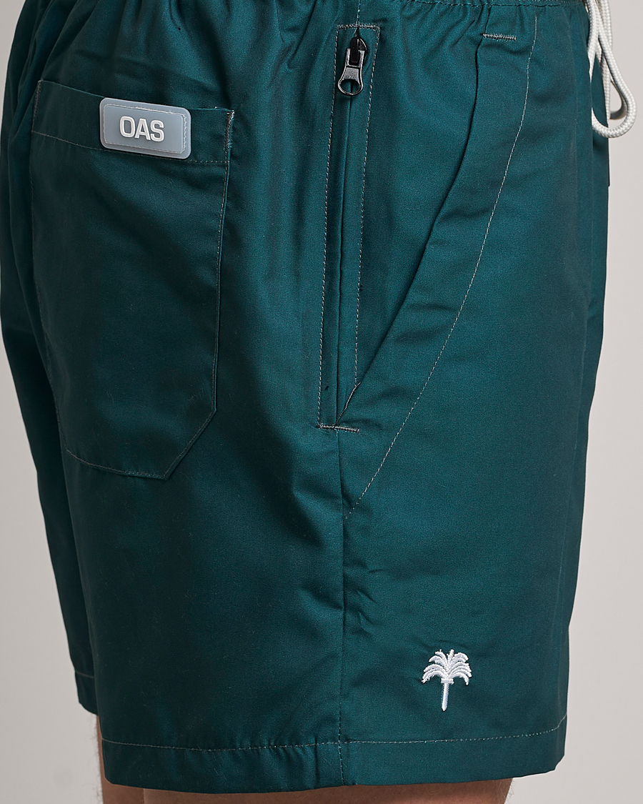 Men | Swimwear | OAS | Plain Swimshorts Dark Green