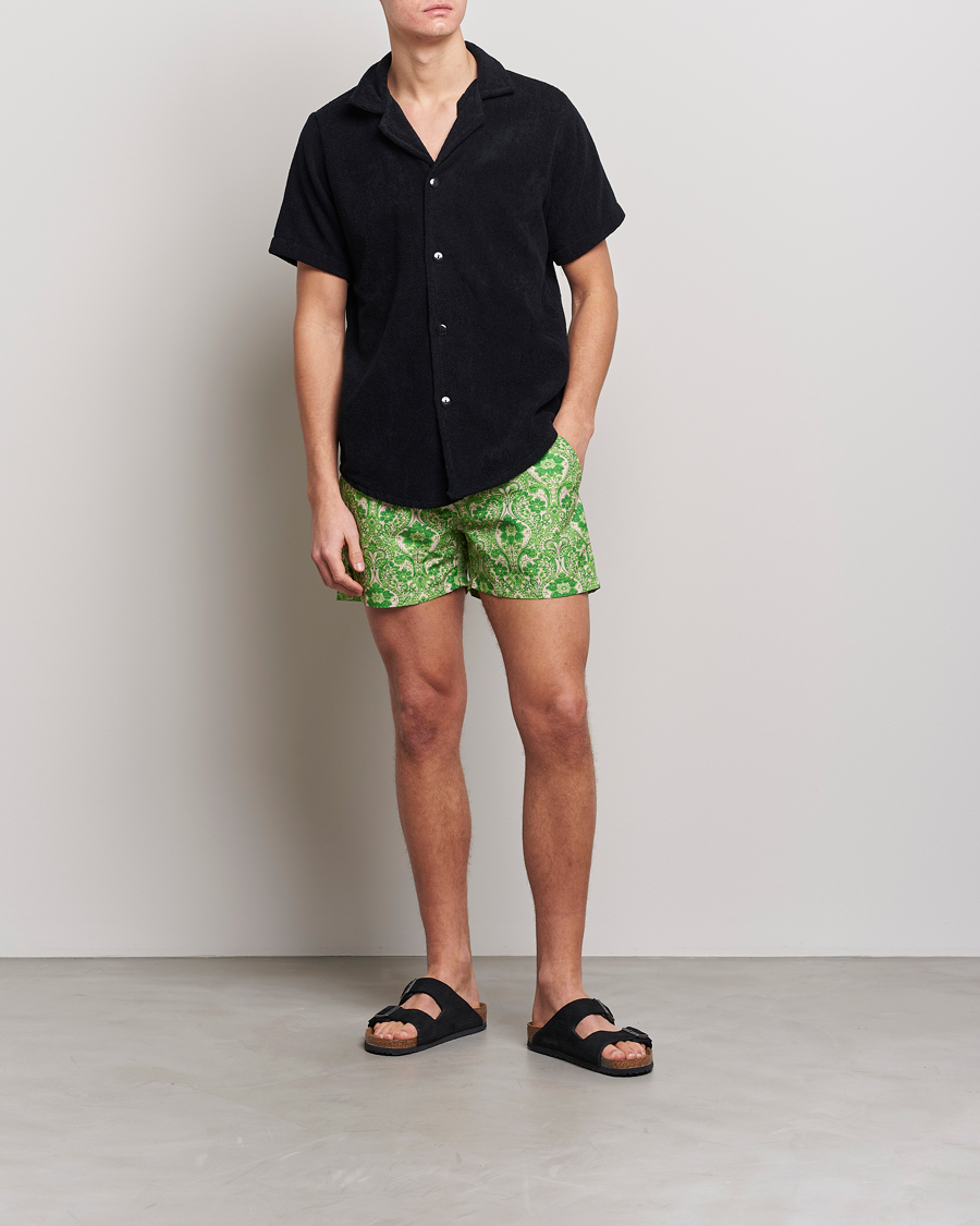 Men | Shirts | OAS | Terry Cuba Short Sleeve Shirt Black