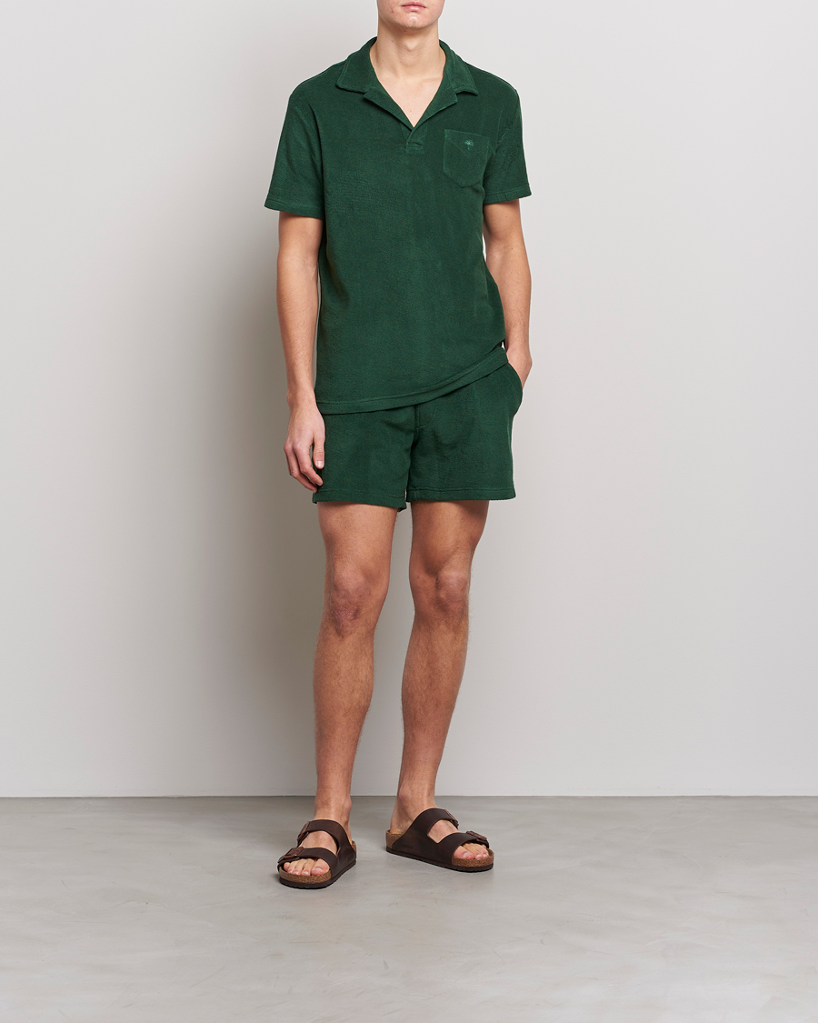 Men | Shorts | OAS | Terry Shorts Green
