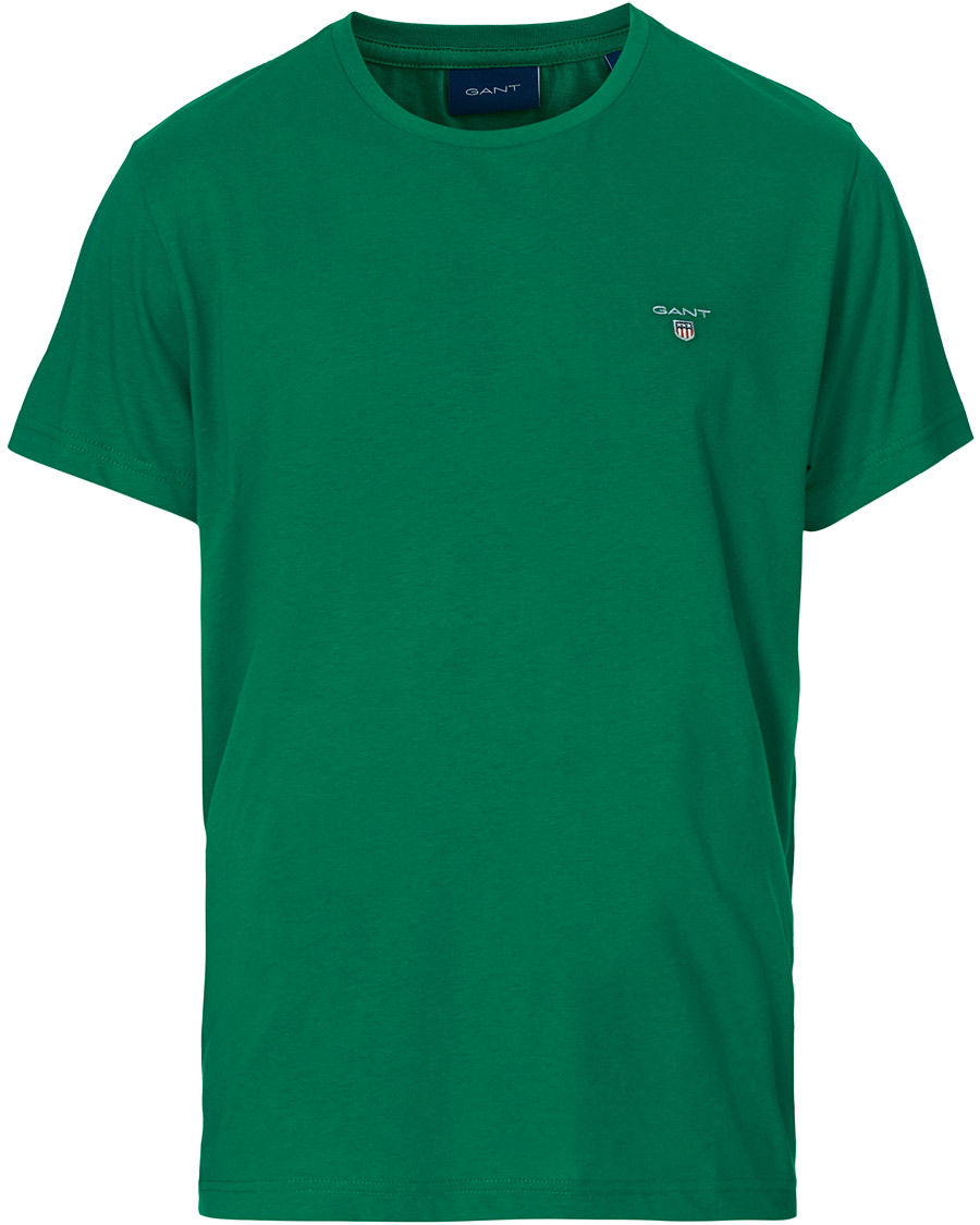 Men | T-Shirts | GANT | Original Crew Neck Tee Lavish Green