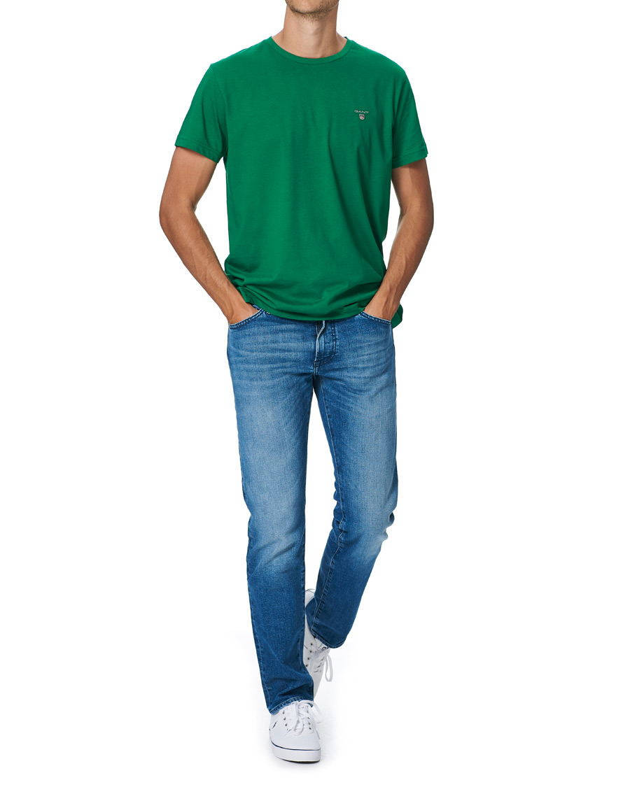 Men | T-Shirts | GANT | Original Crew Neck Tee Lavish Green