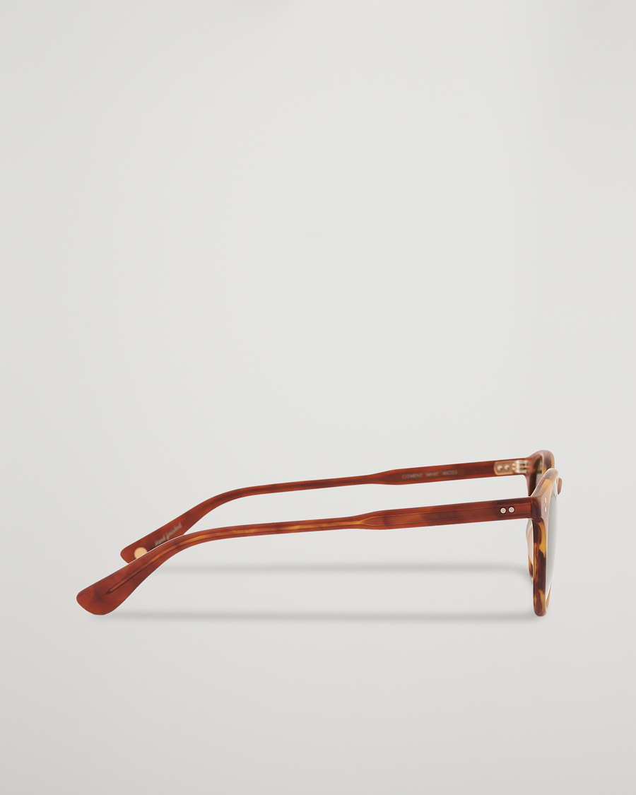 Men | Garrett Leight Clement Sunglasses Matte Honey/Pure Green | Garrett Leight | Clement Sunglasses Matte Honey/Pure Green