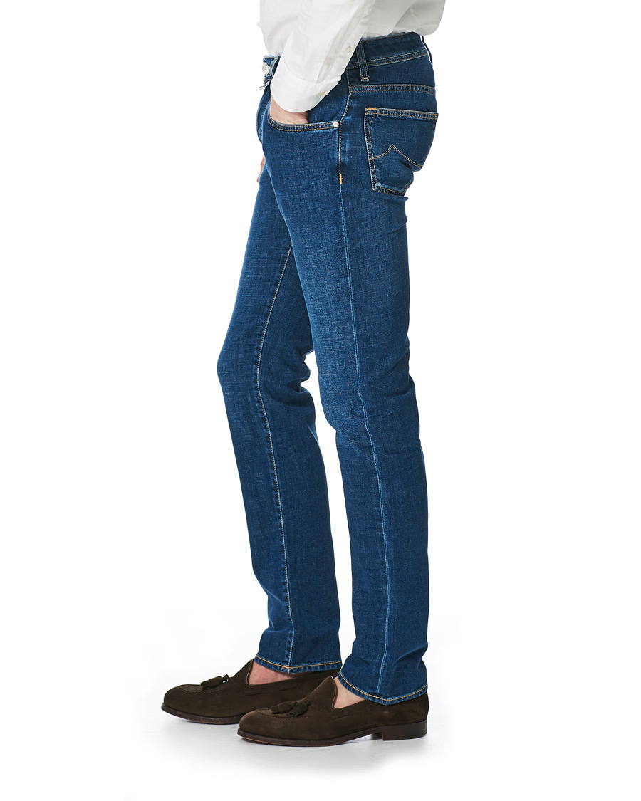 Men | Jeans | Jacob Cohën | 622 Slim Fit Jeans Mid Blue