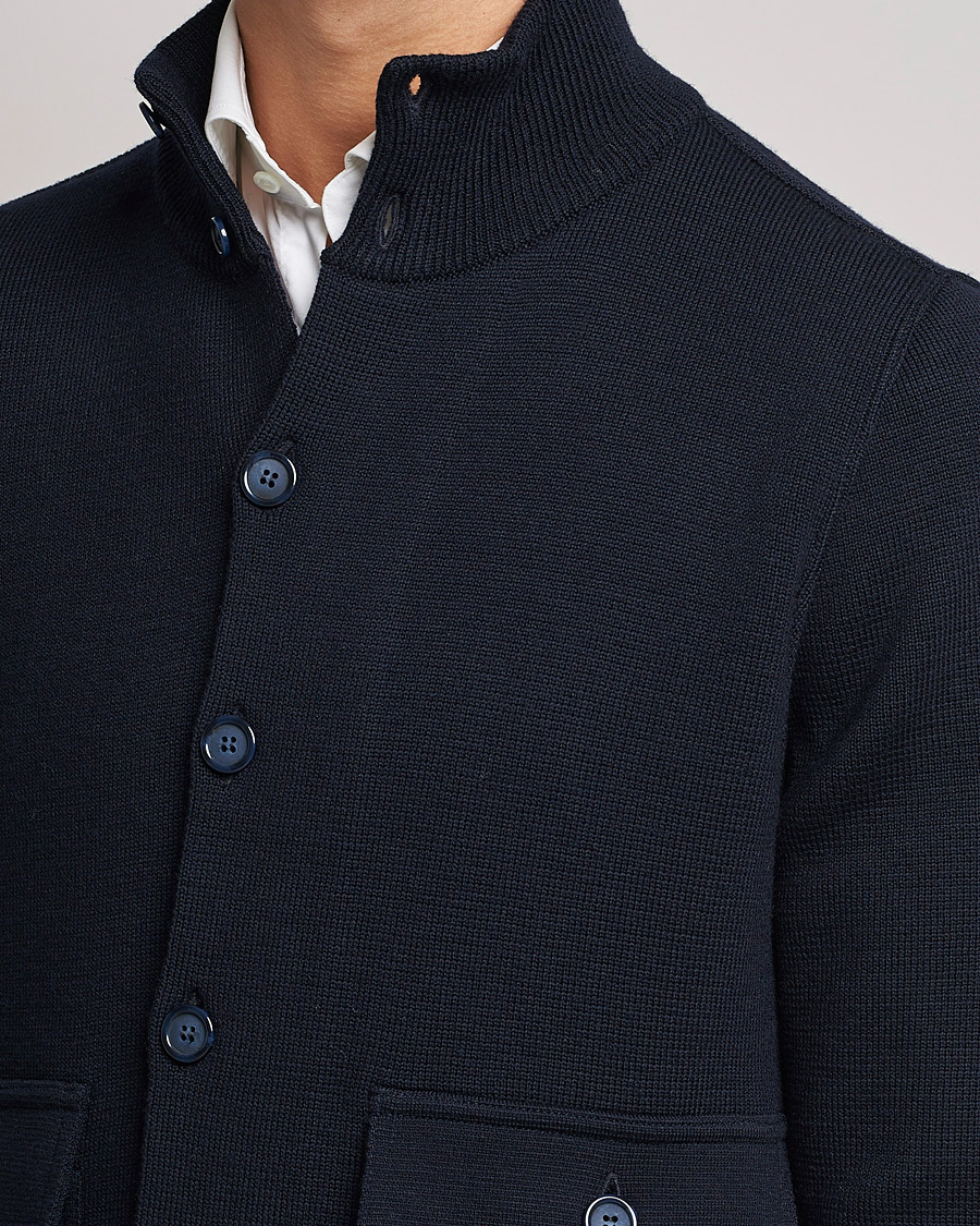 Men | Coats & Jackets | Valstar | Valstarino Merino Wool Jacket Navy