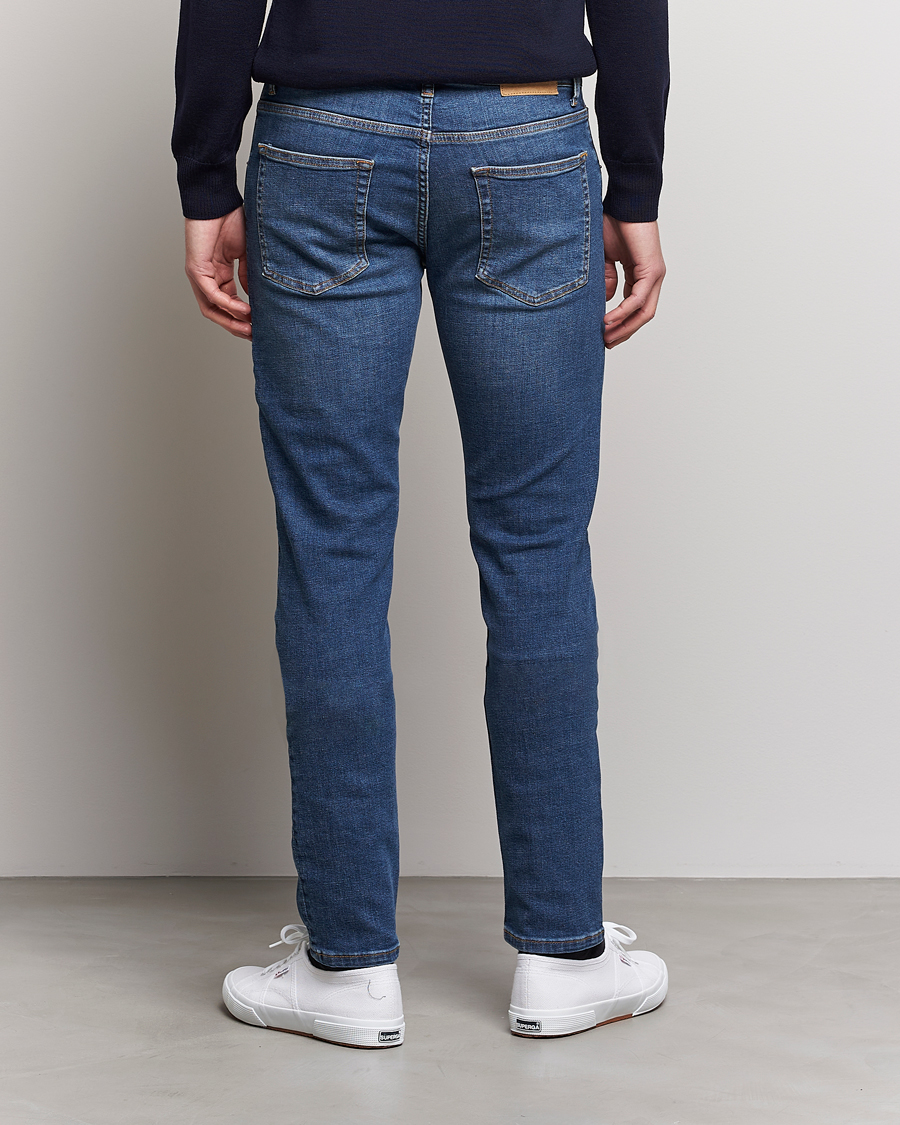 Men | Jeans | J.Lindeberg | Jay Active Super Stretch Jeans Mid Blue