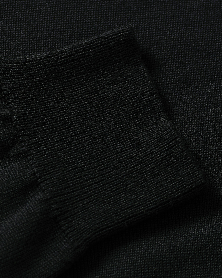 Men | Sweaters & Knitwear | J.Lindeberg | Lyd True Merino Turtleneck Black
