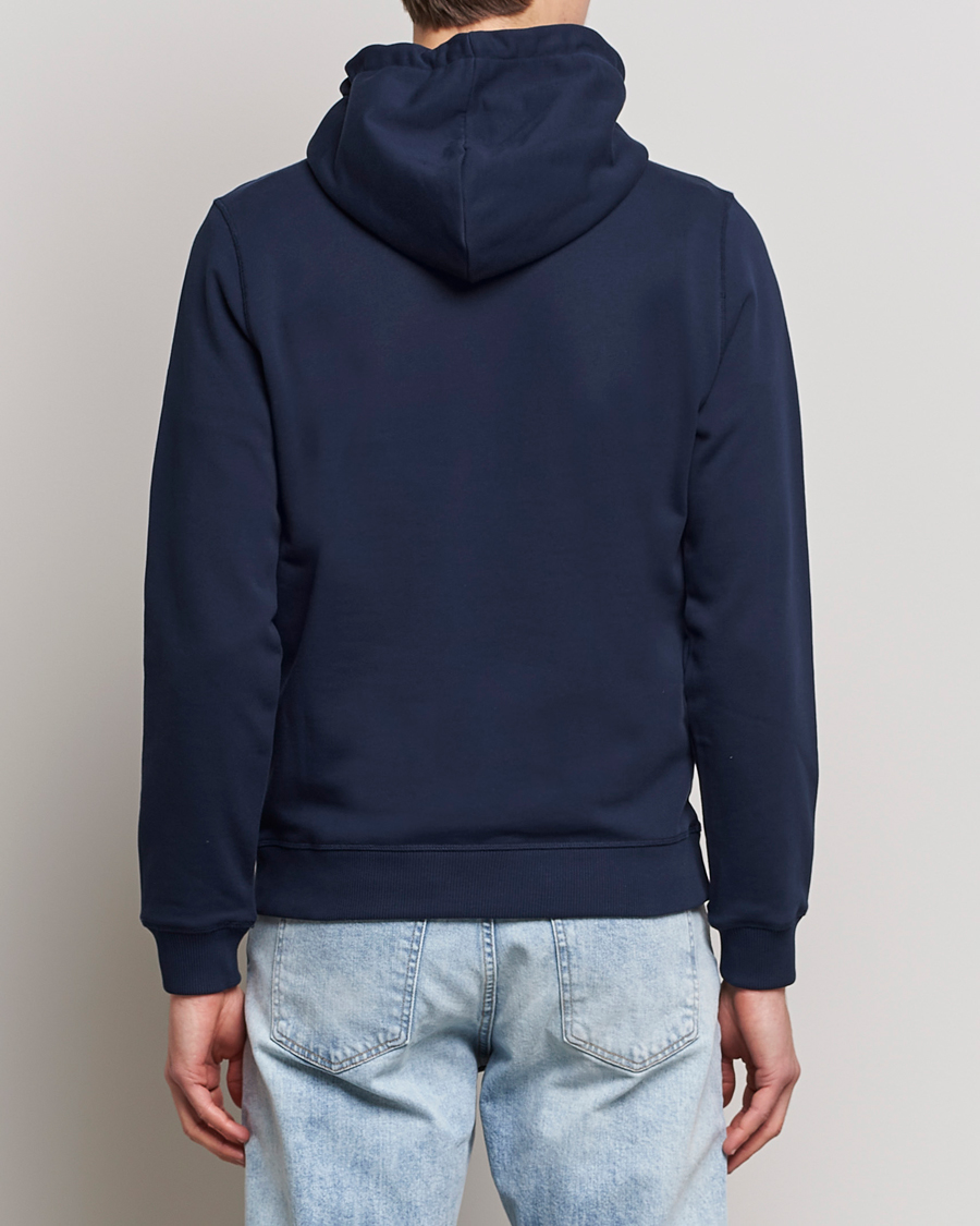 Men | Sweaters & Knitwear | Stenströms | Cotton College Hoodie Navy