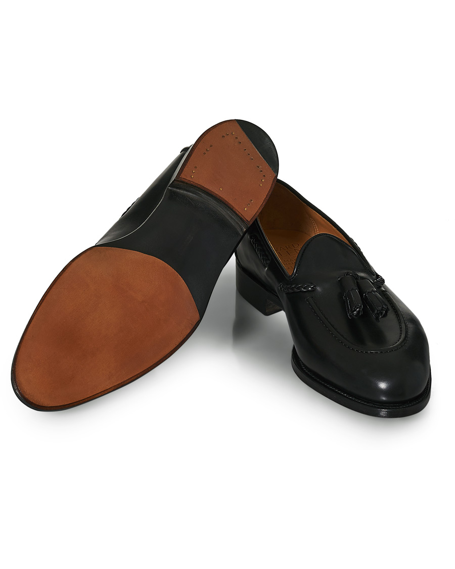 Men | Edward Green Belgravia Tassel Loafer Black Calf | Edward Green | Belgravia Tassel Loafer Black Calf