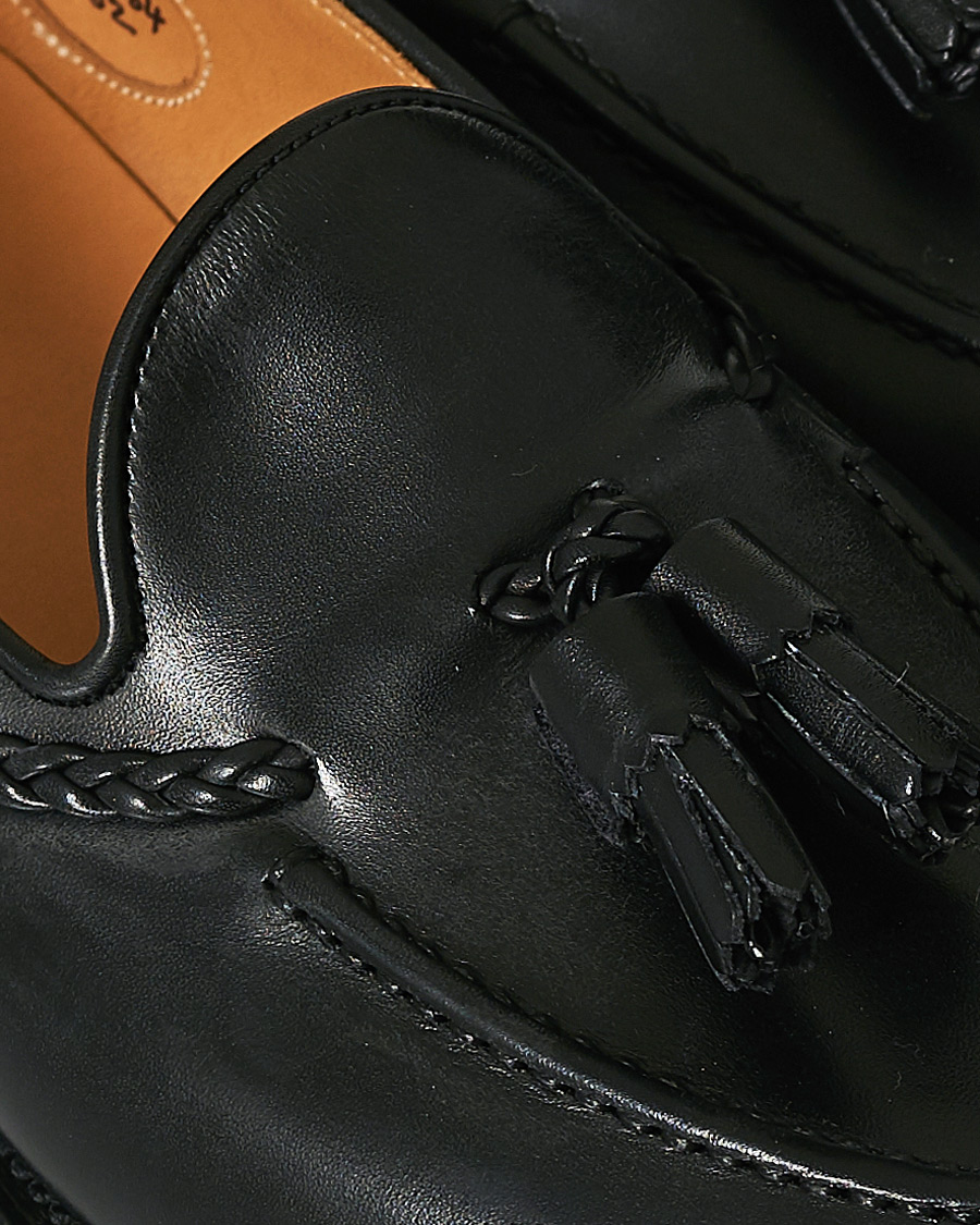 Men | Edward Green Belgravia Tassel Loafer Black Calf | Edward Green | Belgravia Tassel Loafer Black Calf