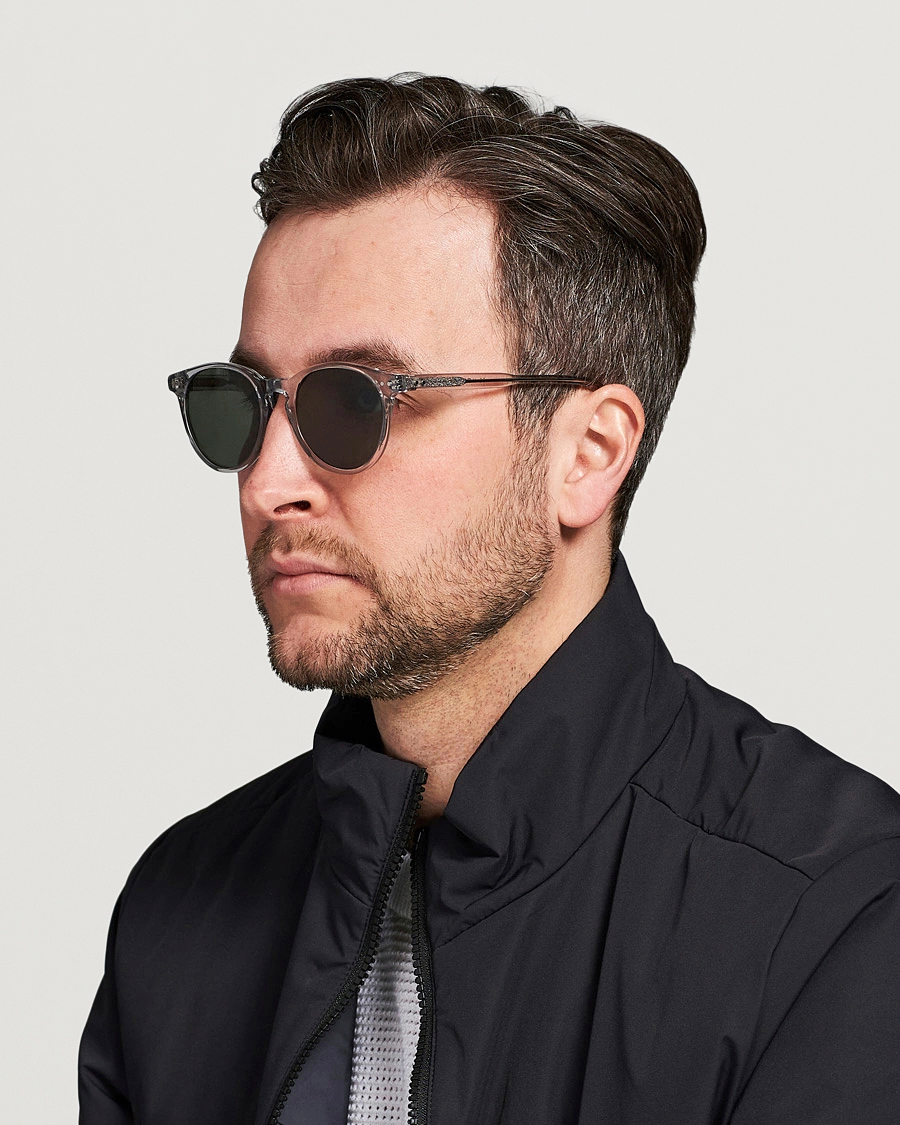 Men | Round Frame Sunglasses | Nividas Eyewear | Paris Sunglasses Transparent Grey
